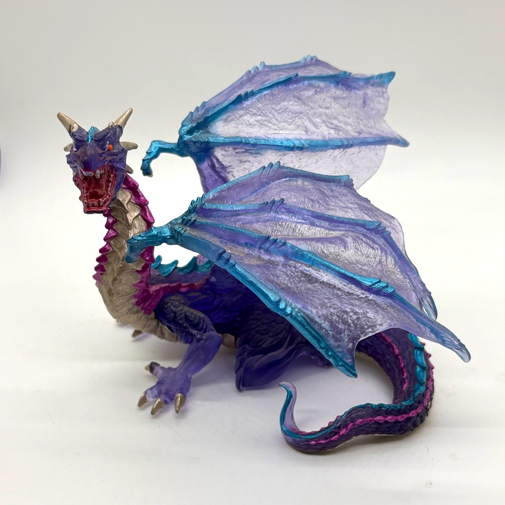 Safari Limited Cloud Dragon Blue Purple Medieval Figure Toy